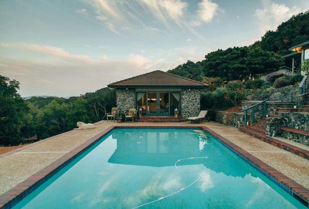 Pool with Deck Sealing
