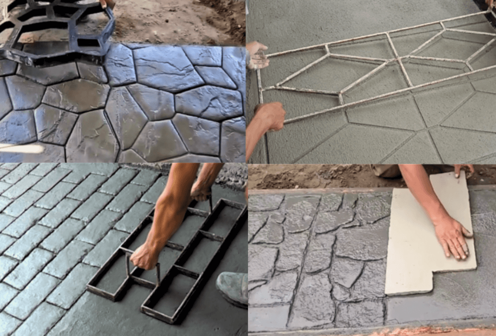 different concrete stamping designs