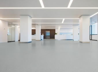 Slip-Resistant floor on wide commercial space