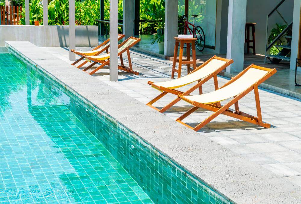 slip resistant pool overlay