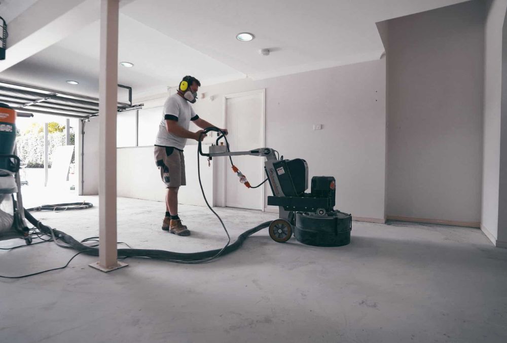 epoxy flooring preparation
