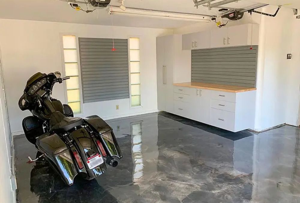 outdoor design epoxy garage flooring
