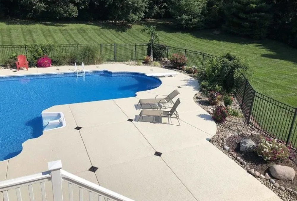backyard pool