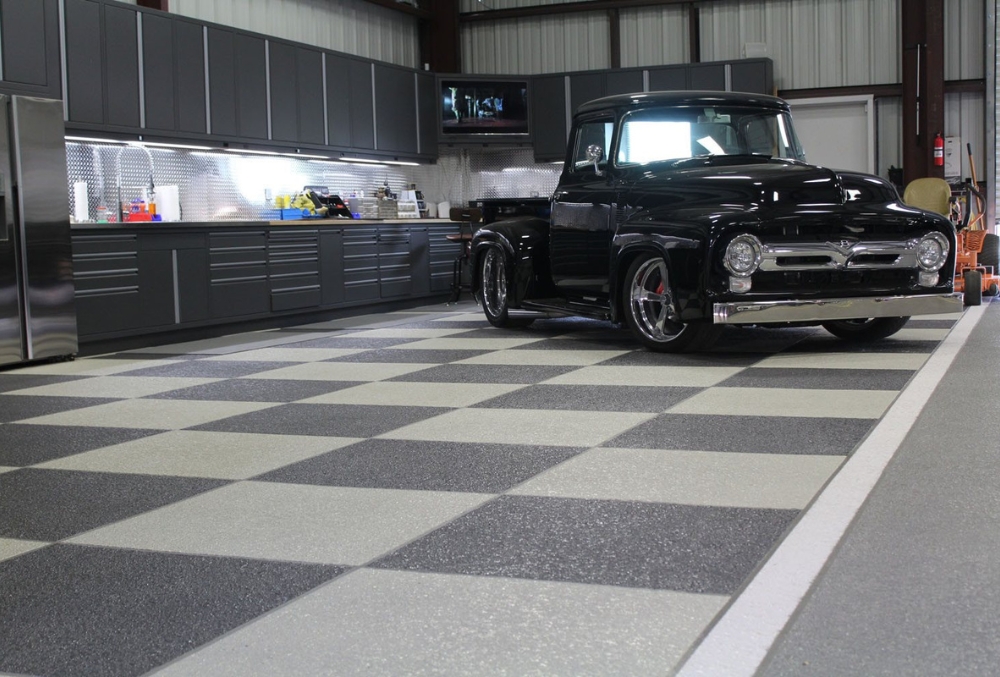 classic texture garage flooring