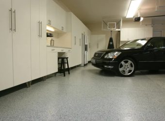 minimalist garage floor