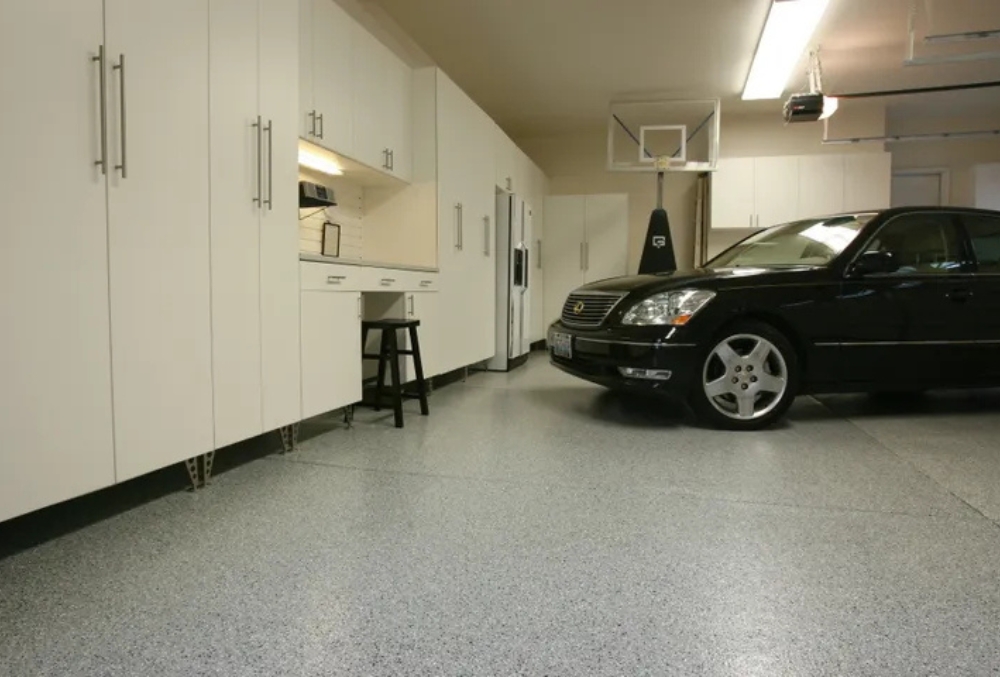 minimalist garage floor