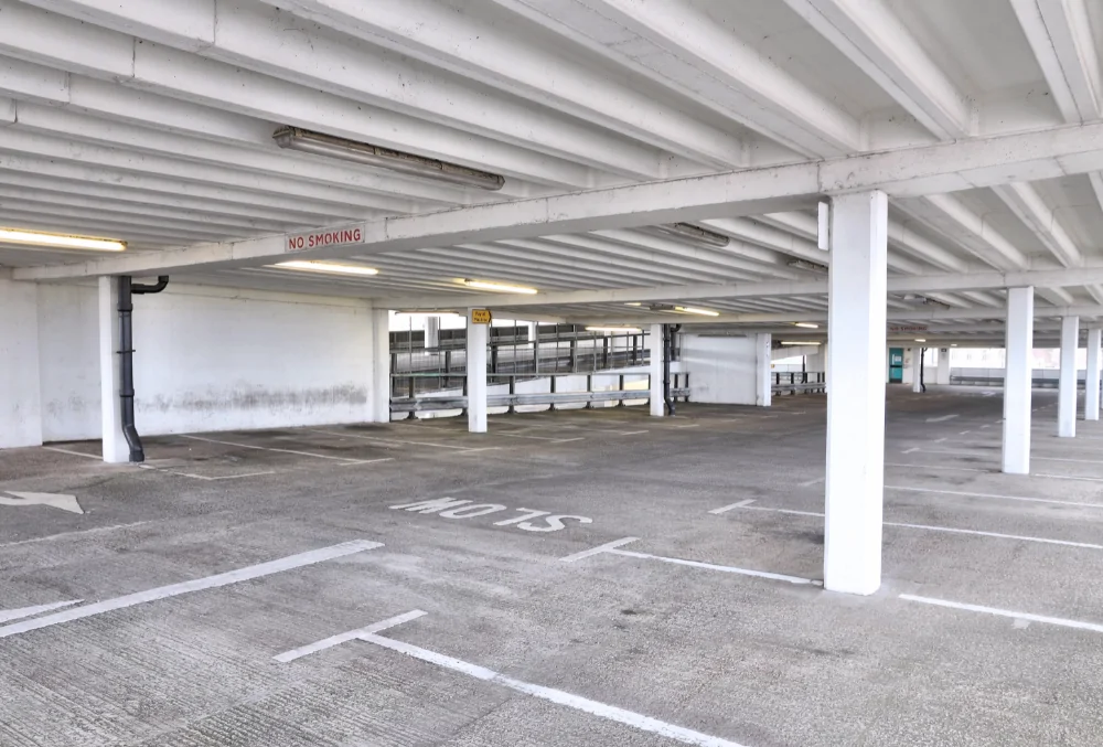 Commercial garage floor